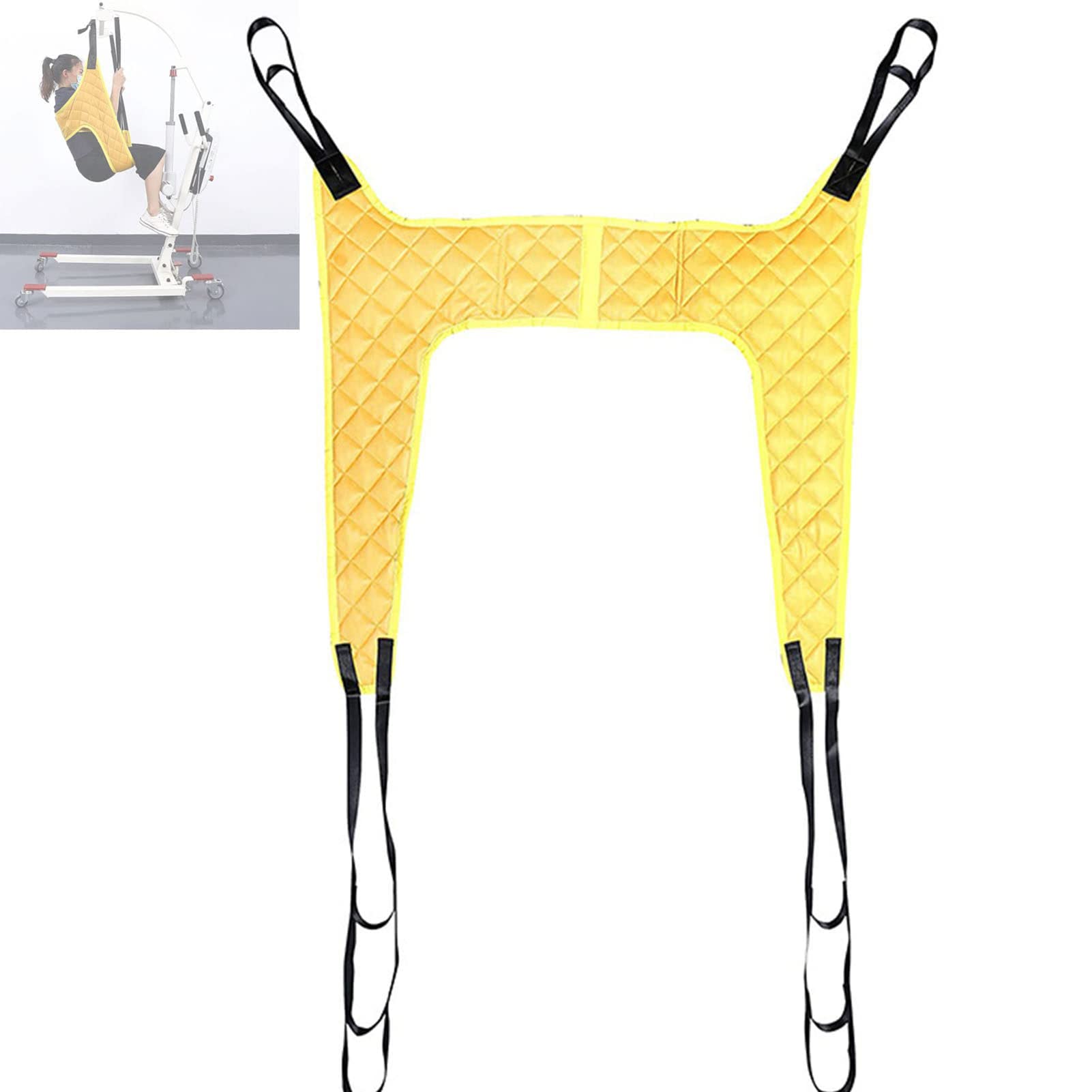 Arnés de Elevación Paciente de Cuerpo Completo, Eslinga De Transferencia Paciente, Paciente Honda Levantador Grúa, Eslinga De Transferencia Paciente, No Incluye grua