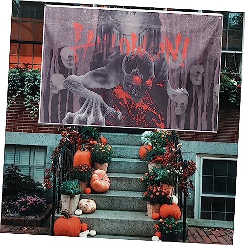 BESTOYARD 3Pcs Ganchos Decorações Decoração De Fotos Banner Tapeçaria Estande Tema Halloween Quarto