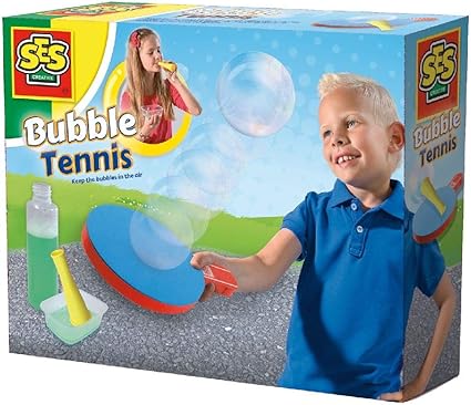 Amazon.com: SES 02253 - Tenis de burbujas - Mantén las burbujas en el aire  : Juguetes y Juegos