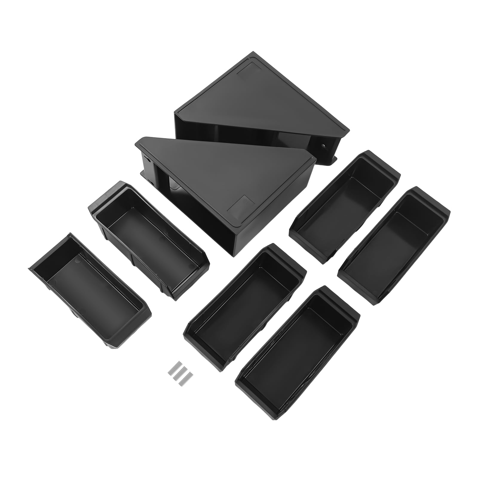 3-Tier Kaffee Organizer, tragbar Kaffeebar Aufbewahrungsbox mit 6 Fächern, Kaffeezubehör Spender für Zuhause/Büro/Bar/Restaurant von Zucker, Sirup, Milch, Servietten & Kapseln