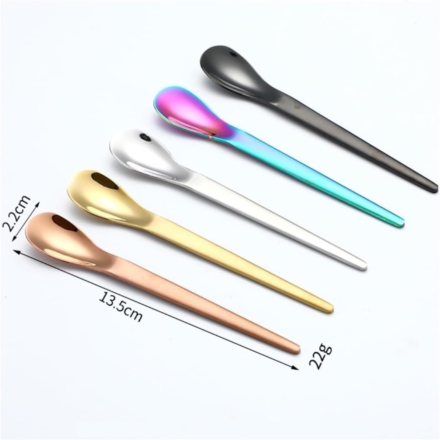 Soup Spoons,Spoons, Spoons Coffee Spoon Stainless Steel Dessert Small Coffee Spoon Stirrer Dessert Spoon Kitchen Tableware