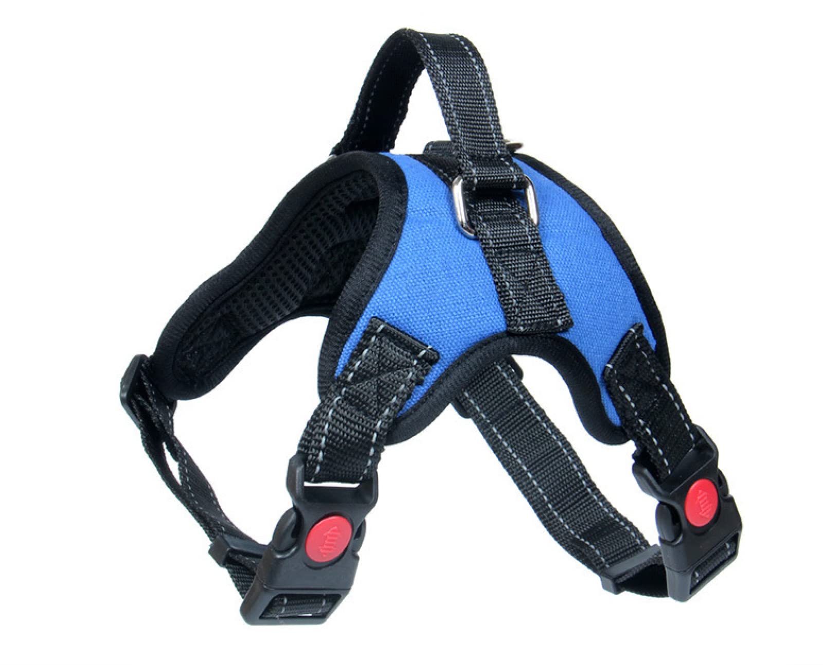 Easy Walk Harness Easy Walk Dog Harness Dog Harness Dog Chain Large and Medium Dog Pet Vest Type Leash Golden Retriever Leash, Blue, L