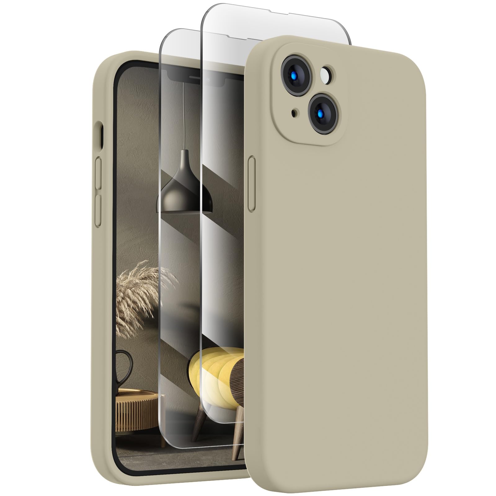 FireNova Designed for iPhone 14 Case, 6.1", Khaki