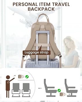 LOVEVOOK Backpack Womens Waterproof 15.6 inch Laptop Rucksack Bag for Women