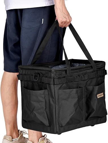 Miniatura 2 de Lixada Bolsa de almacenamiento para camping, bolsa plegable para herramientas, organizador de herramientas plegable, bolsa táctica para asar a la