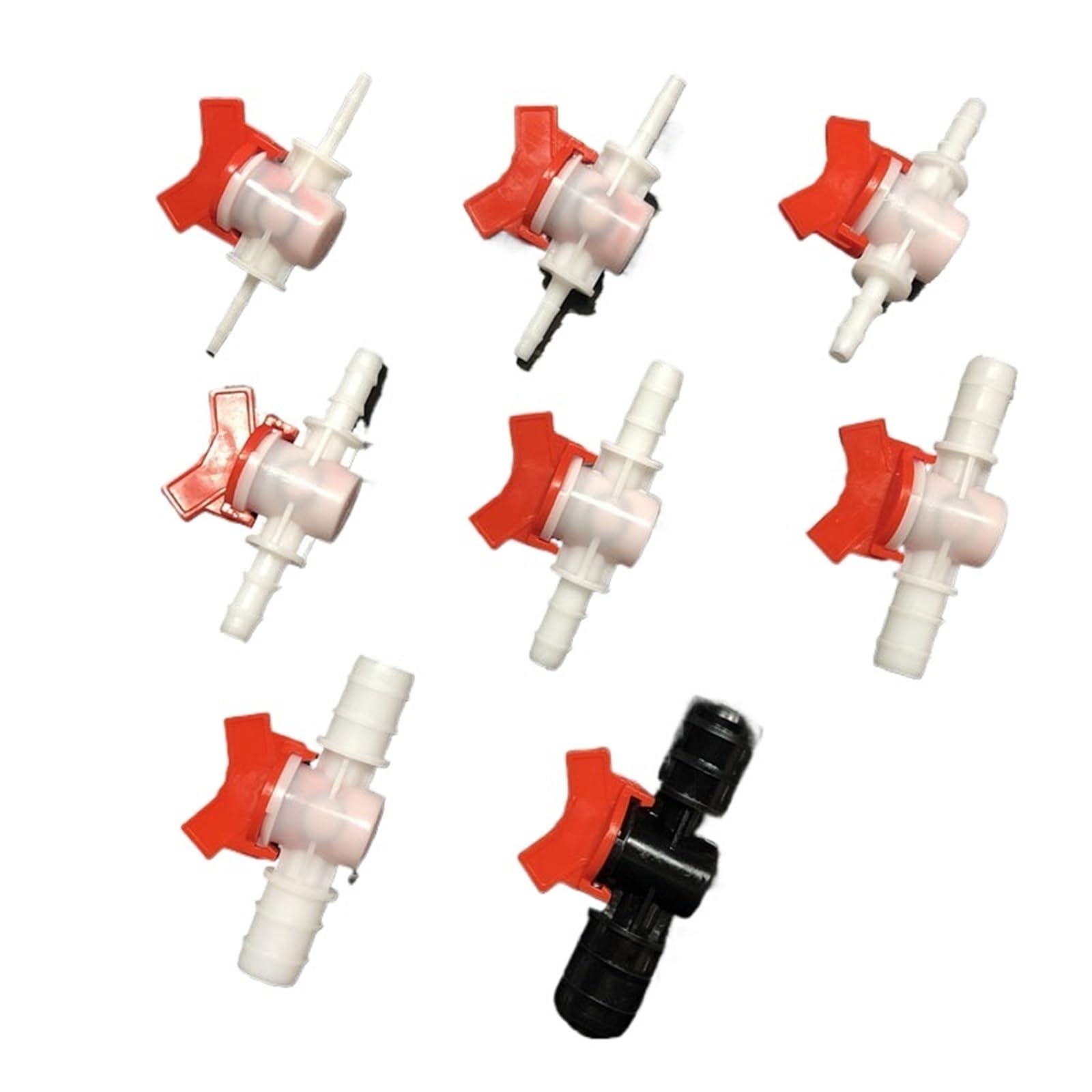 Nheswa One Color Plumbing Fitting,Pvc Hose Barb 2 Way Ball Valve Connector For Aquarium Garden Micro Irrigation 4-25Mm(16Mm 16Mm)