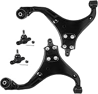 Vista 164 de Detroit Axle - 4 brazos de control de extremo delantero para Nissan Frontier Xterra 2000-2004 Brazos de control inferior y superior con rótulas