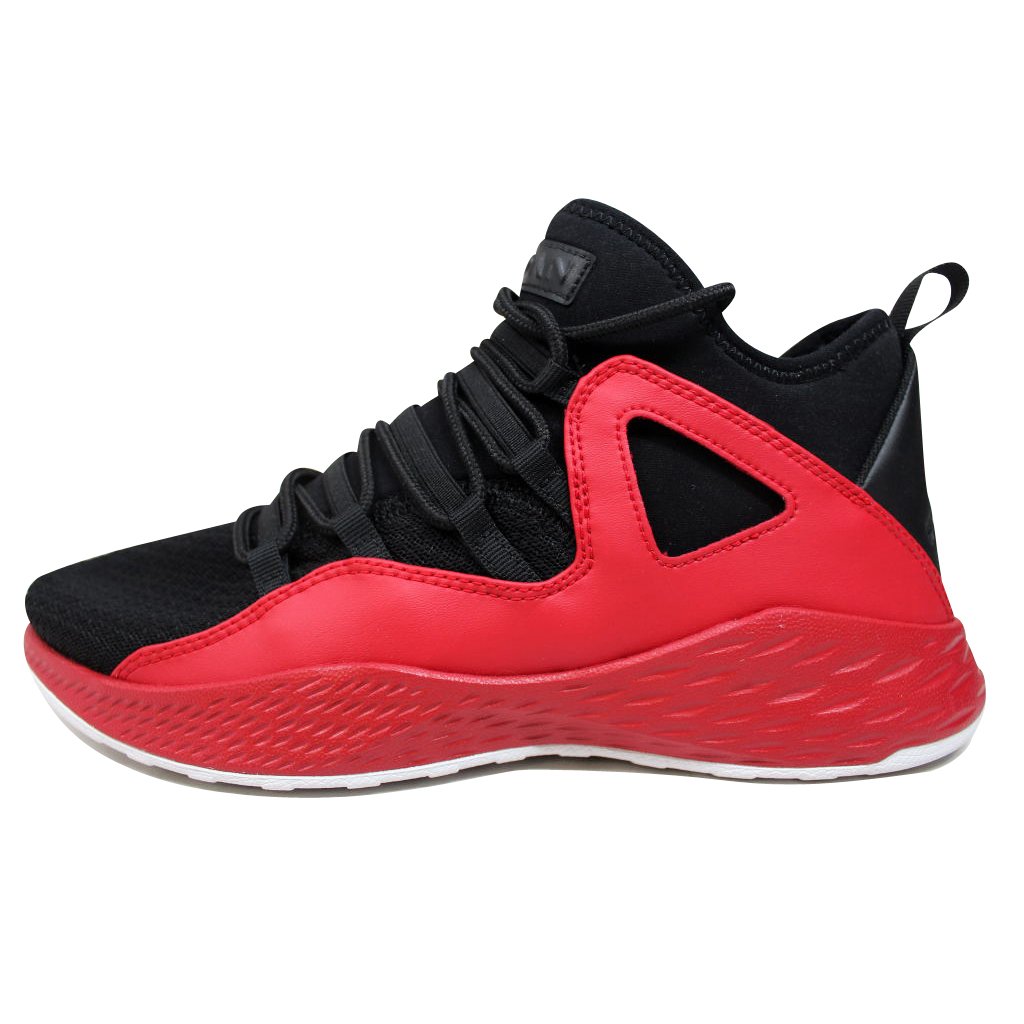Jordannike Mens Formula 23 Black Black Gym Red White Basketball