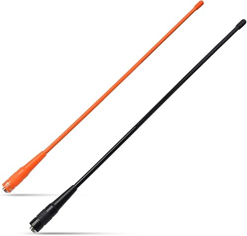 HYS -771N Antena de radio de 2 vías 15.6 "VHFUHF Dual Band 144430Mhz SMA-Antena femenina para Kenwood TK-360 TK-370 WOUXUN BaofengPufeng Walkie