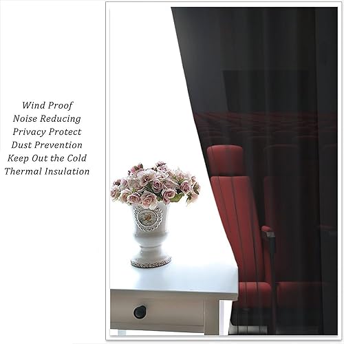 Miniatura 65 de Cortinas opacas para cine en casa, diseño retro moderno, tiras de película de palomitas de maíz para cámara de película, bolsillo para barra,