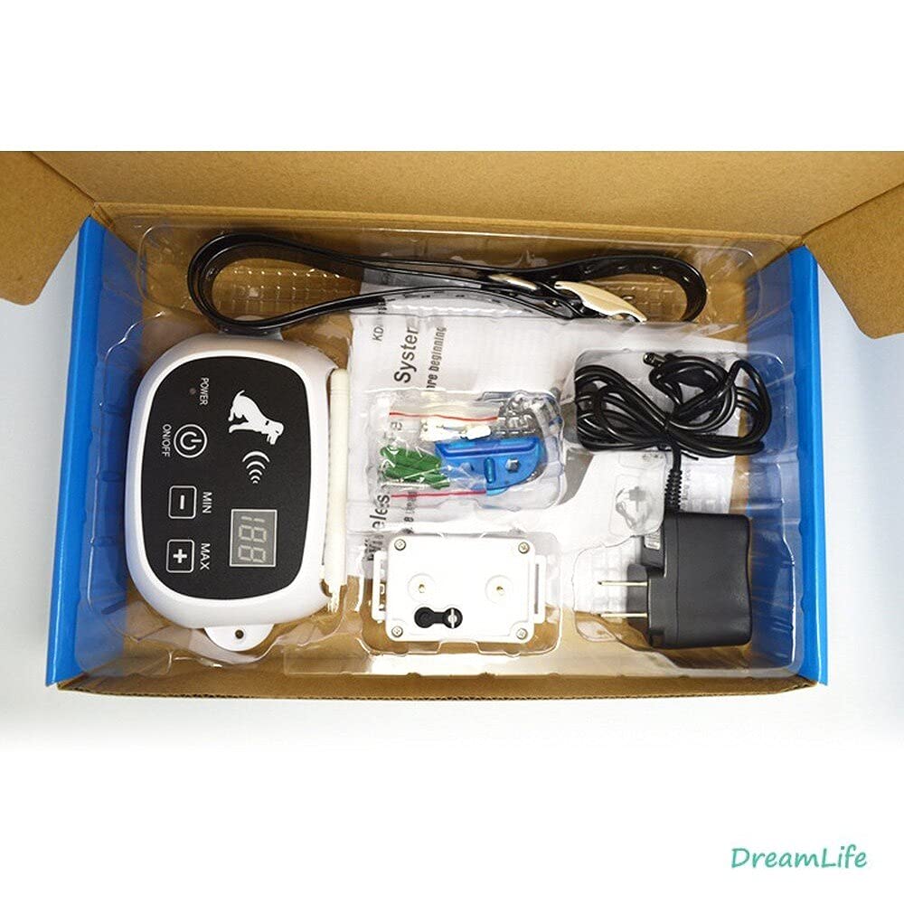 N-X KD-661 Dispositif de clôture électronique pour Animaux de Compagnie Formation de Chien étanche sans Fil télécommande système de clôture de Chien Collier Vibration 0-100 Niveau 2
