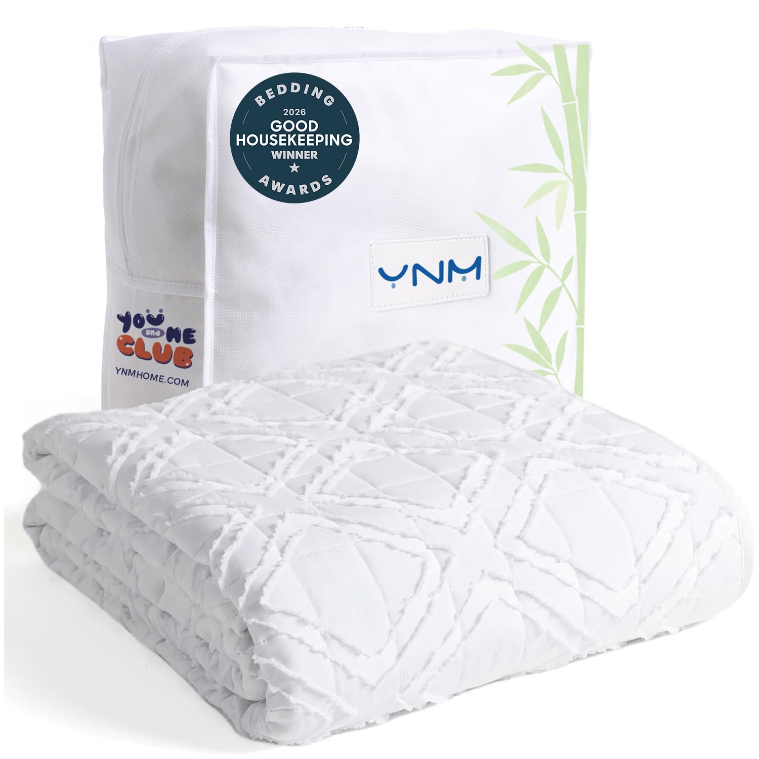 YnM Cooling Weighted Blanket for Adults, 20lbs Heavy Bed Throw for One Person of 190lbs, Perfect for Hot Sleepers or Warm Climates with Rayon/Glass Beads(60x80 Inches, Queen Bed, Carribean Sunset)