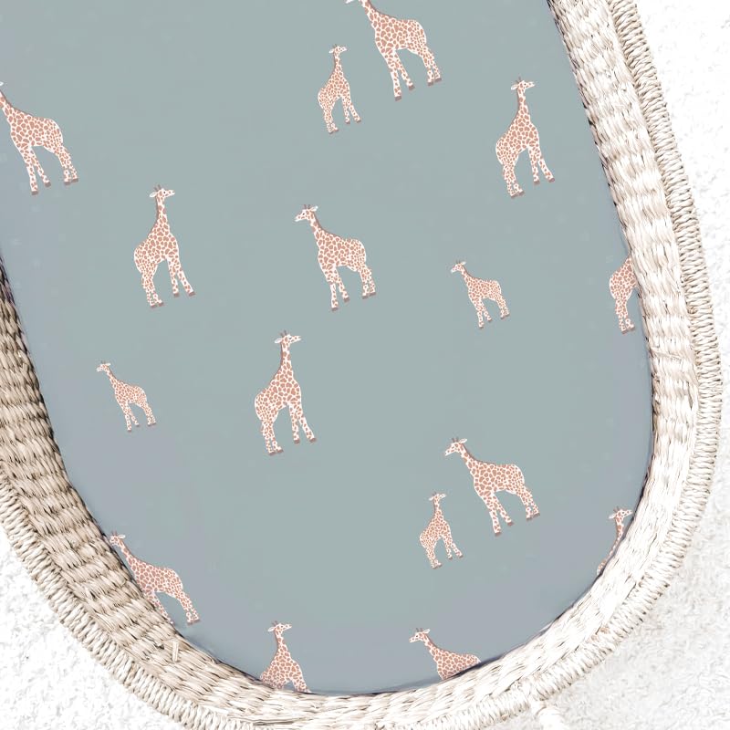 GUNAMUNA Fundas unisex para cambiador de bebé, ultra suaves y seguras para la piel, baby shower, 30 x 18 pulgadas, musgo de jirafa