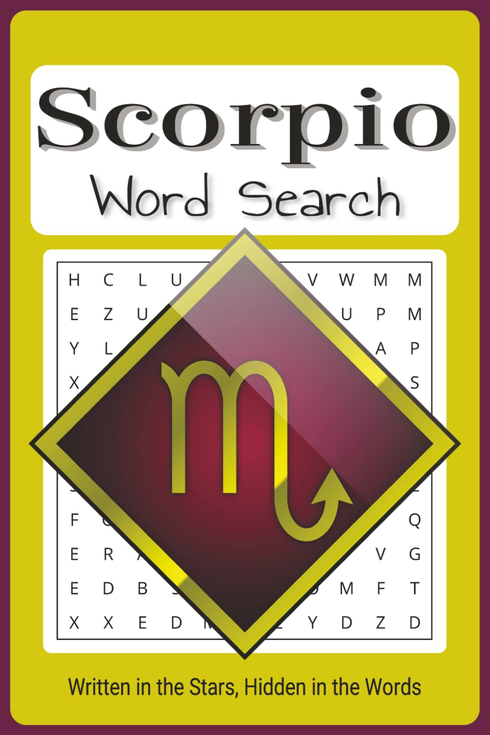 Scorpio Zodiac Word Search Book