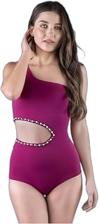 Keepfit one Piece one Shoulder Cutout Padded Swimsuit for Women |Swimming Suit for Women Price In India