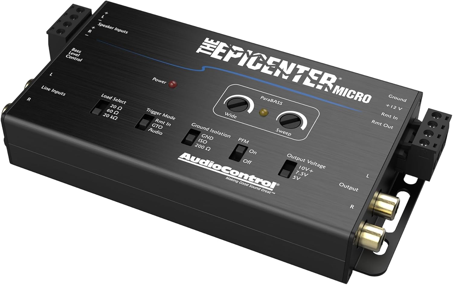 AudioControl The EPICENTER Micro unit with ACR-4 remote and remote cable