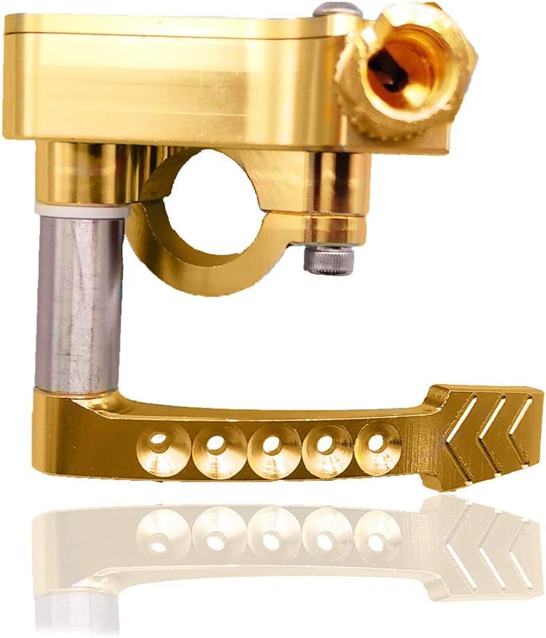 22mm 7/8" BILLET THUMB THROTTLE ASSEMBLY FOR YAMAHA BANSHEE YFZ RAPTOR 350 660 700 YFZ350 Blaster Banshee YFZ450 Warrior (golden)
