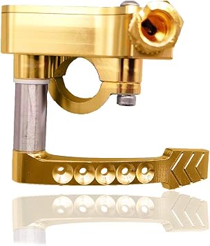 22mm 7/8" BILLET THUMB THROTTLE ASSEMBLY FOR YAMAHA BANSHEE YFZ RAPTOR 350 660 700 YFZ350 Blaster Banshee YFZ450 Warrior golden