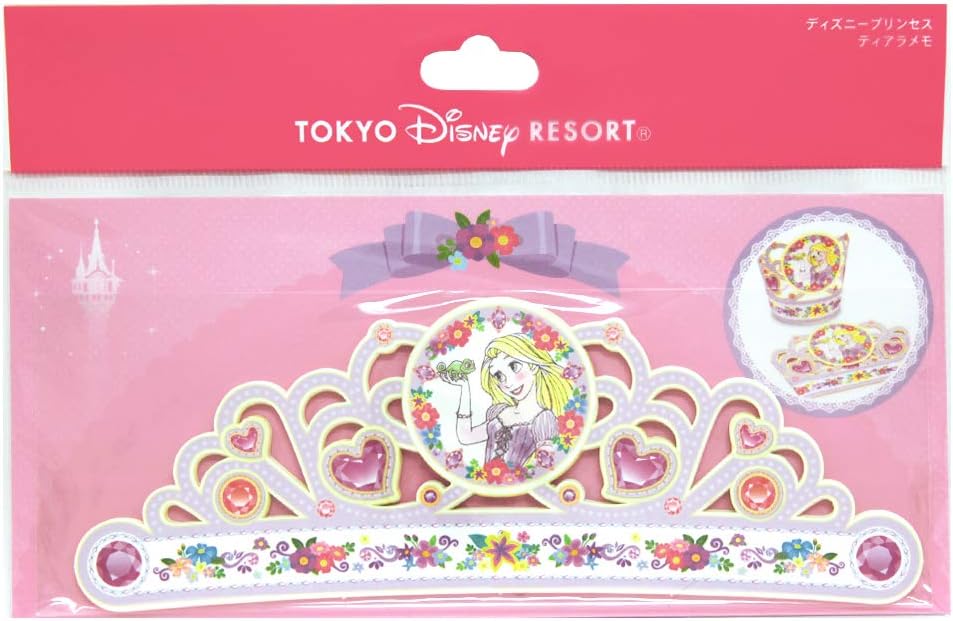 Amazon Co Jp ディズニー プリンセス ティアラ メモ ラプンツェル 可愛い かわいい プレゼント ギフト メモ 手紙 メッセージ 一言 メモ リゾート限定 文房具 オフィス用品