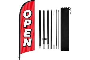 Open Feather Flag for Business: A Vibrant Beacon for Your Grand Opening