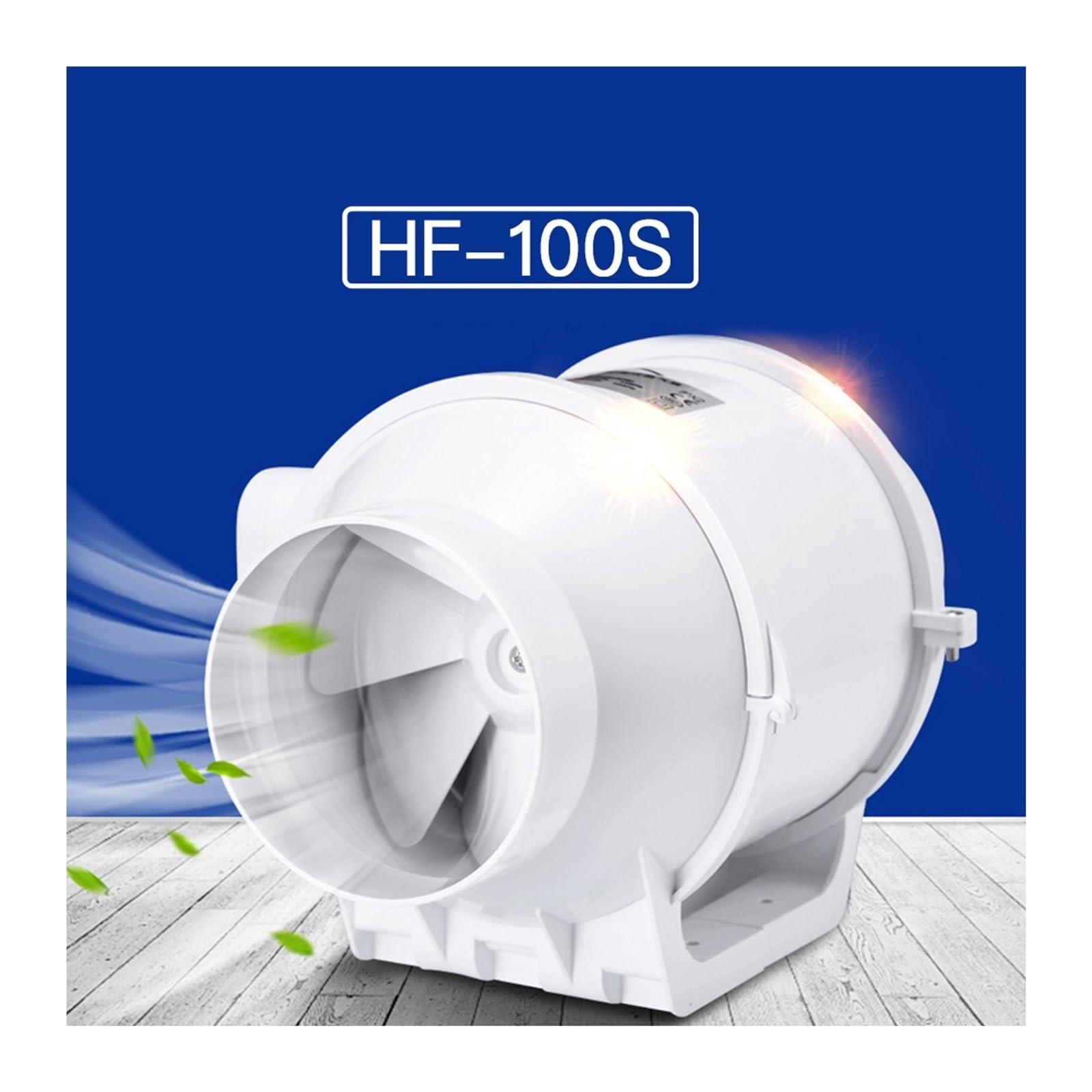 Ventilador de extracción de conductos, Ventilador De Conducto En Línea Silencioso De 4 Pulgadas, Campana De Cocina, Salida De Ventilación, Ventilador De Escape, Extractor De Aire For Baño, HF-100S De