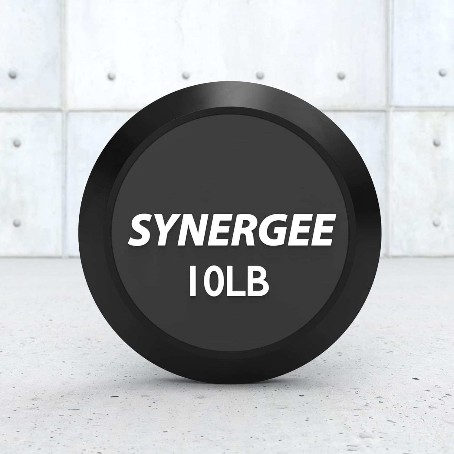 Synergee Fixed Barbell Pre Weighted Straight Steel Bar with Rubber Weights - Fixed Weight