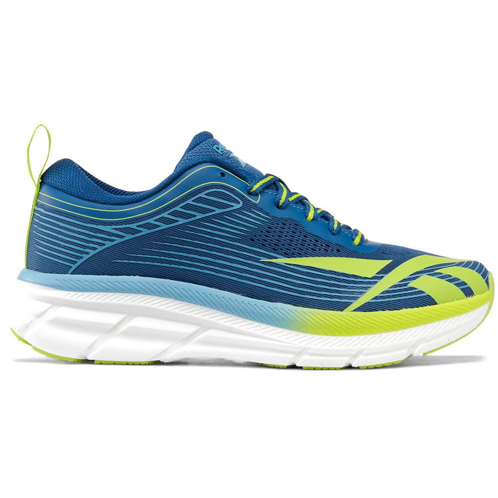 Reebok Road Strider Trainers, Athletic Blue/Warpedblue/Acidyellow, 34.5 EU / 2.5 UK