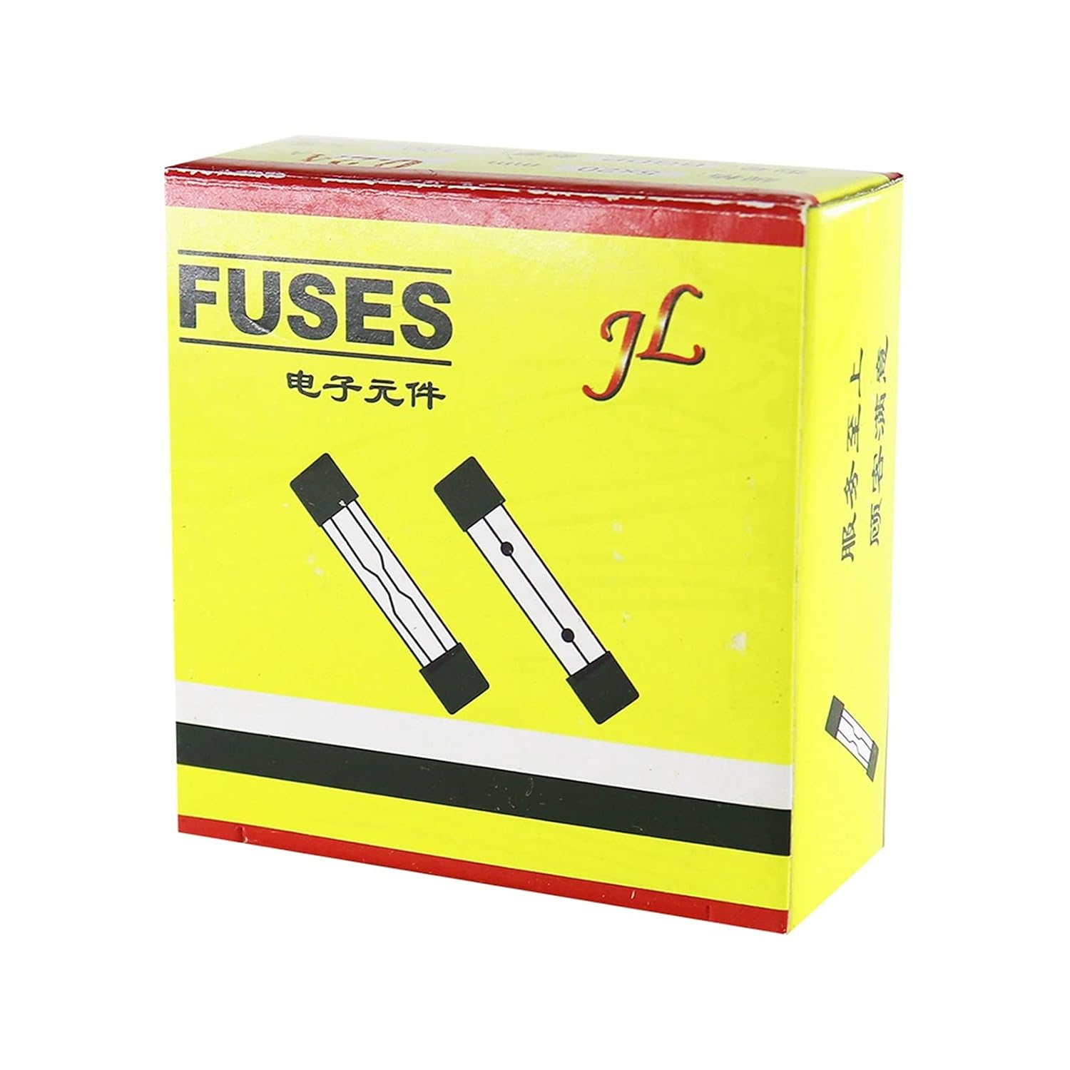 Fuse 100Pcs/Set 5x20mm Quick Blow Glass Tube Assorted Kits,Fast-Blow Fuses 0.2A .5A 1A 3A 8A 10A 15A 20A(1a 100pcs)