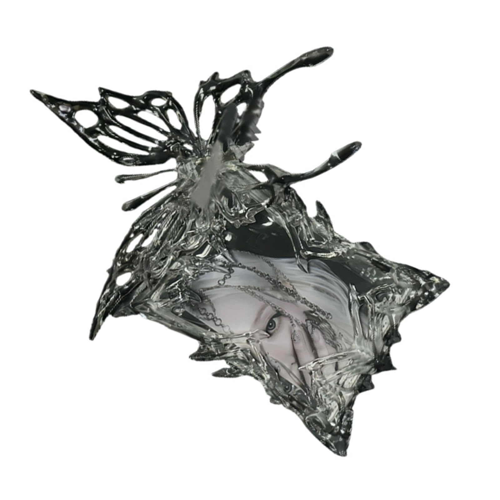 XUZHID Card Holder?Aesthetic 3D Butterfly Magnetic Photocard Holder for Adults and Teens Idol Photo Card Sleeve Clear Card Case Protector