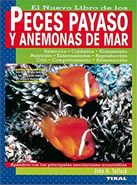 Portada de El Nuevo Libro de los Peces Payaso y las Anemonas de Mar