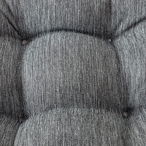 Image of QILLOWAY Outdoor Bench Cushion - 51x18x4 Inch Waterproof Patio Bench Cushion, Durable Bench Cushions for Outdoor Furniture, Replacement Outdoor Bench Cushions for Garden, Deck,Charcoal Grey, Black