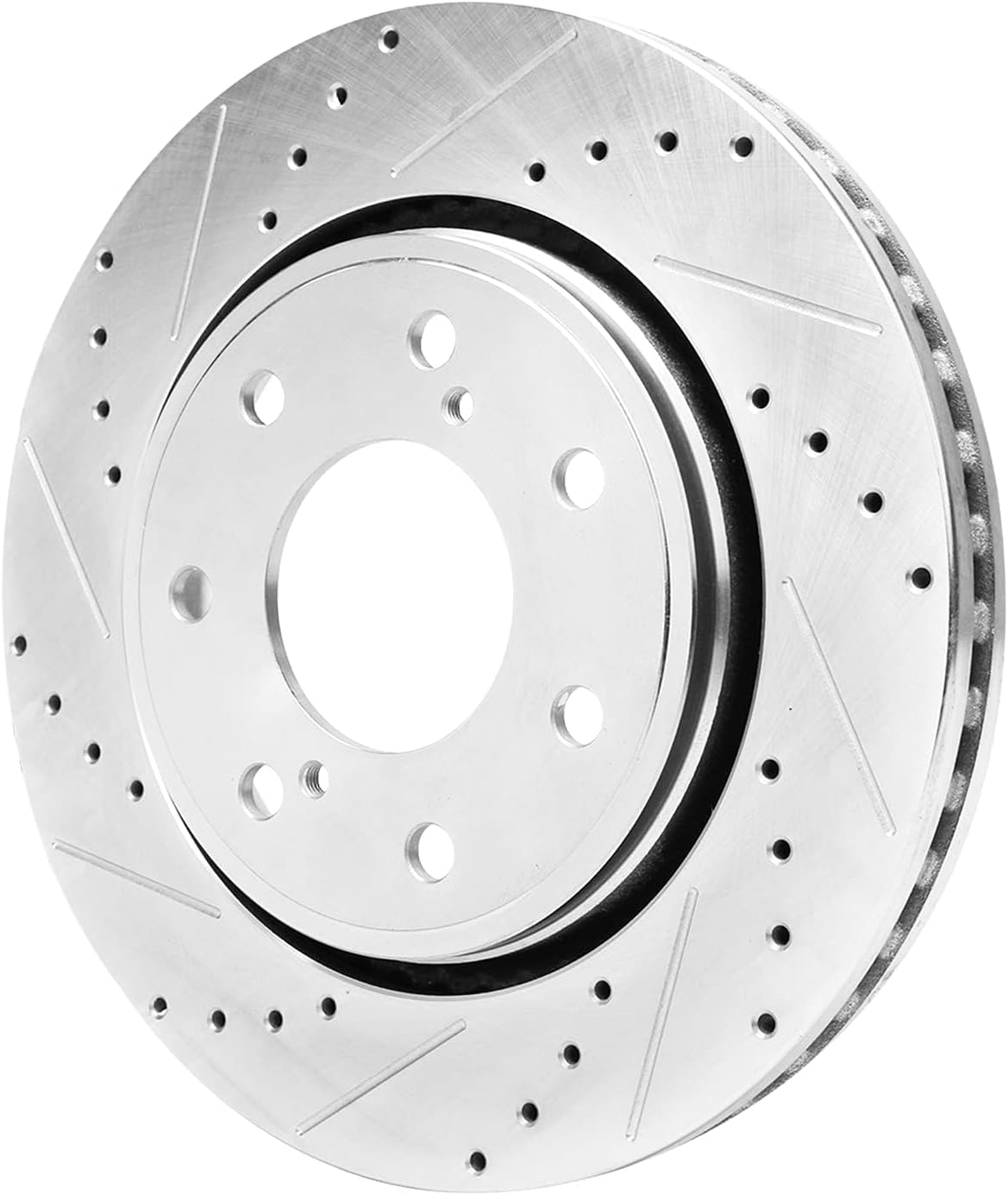 Detroit Axle - Brake Rotors for Ford 2012 2013 2014 F-150 Lobo, Drilled and Slotted Disc Brake Rotors Replacement : 13.78" inch Front and 13.70" inch Rear Rotor