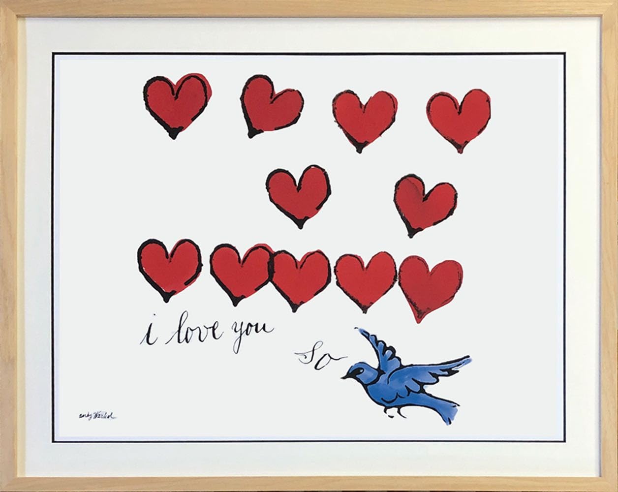 andy warhol i love you so, 1958 アート作品 Amazon.co.jp: 絵画 名画 アンディ・ウォーホル I LOVE YOU SO, C