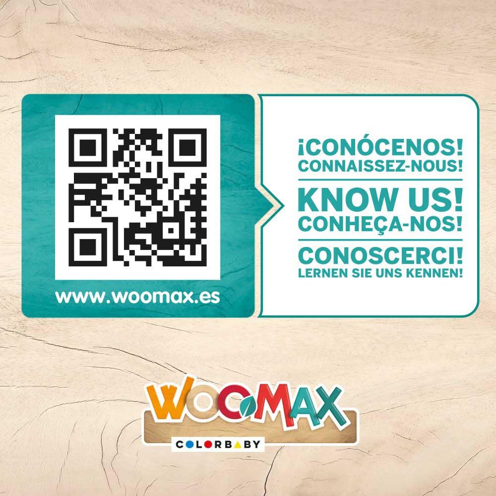 WOOMAX - Orologio in Legno Giocattolo, Zookabee, Diametro 22 cm, Animali Selvatici, Orologi educativi, Incassabili, Design Giungla, Gioco educativo, Giocattoli Bambini 3 Anni, Orologi educativi, FSC