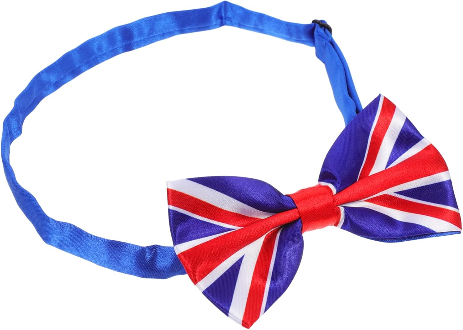 LIOOBO Patriotic Uk Flag Bow Tie for Men Silk Cravat Neckwear for Weddings Parties and Formal Events Novelty Oversized Design for Stylish Occasions