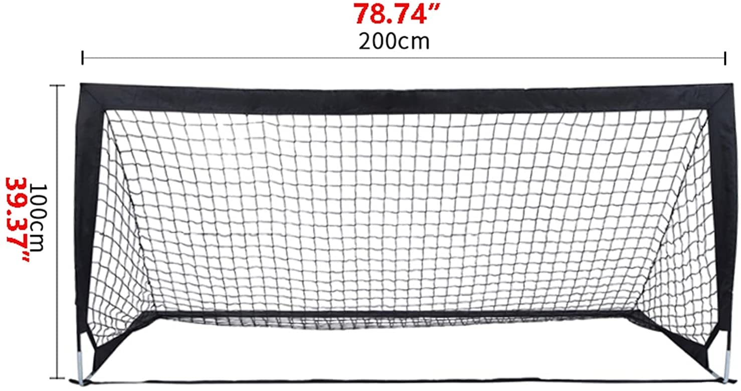 Porta da Calcio per Bambini Calcio Pop-up per Bambini Giardino per adulti per bambini Cortile per calciare Passaggi per allenamento sportivo Porta da calcio Porta da calcio portatile all'aperto con re