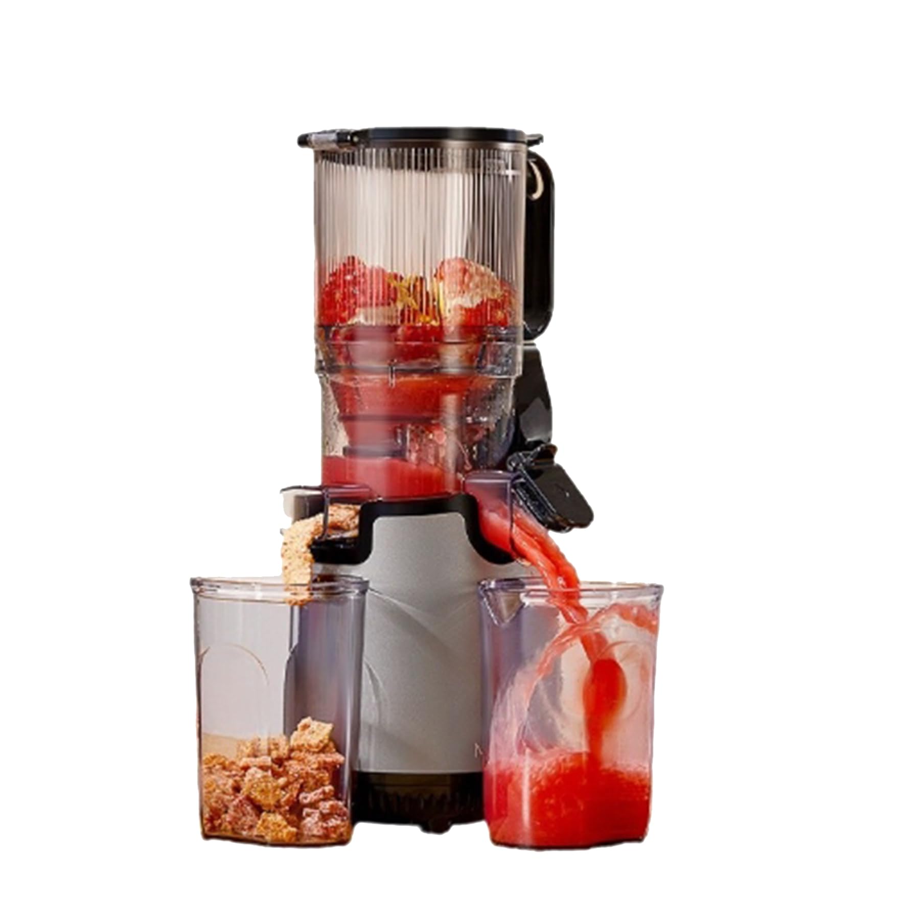 GYKOZY Juicer Machines, Cold Press Juicer with Large Feed Chute Fit Whole Fruits & Vegetables, Masticating Juicer Self Feeding Effortless