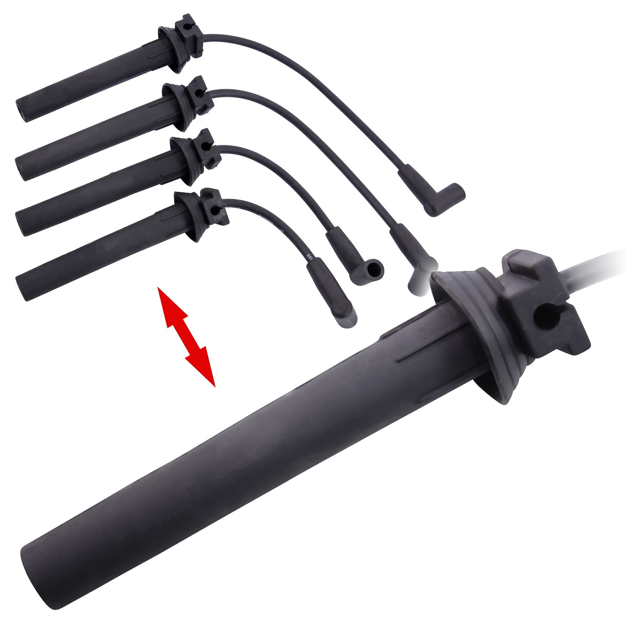 BOSCH Zündleitungssatz 4-teilig 0986357192