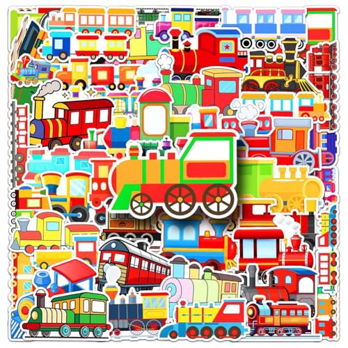 Train Stickers |50Pcs Train Waterproof Vinyl Decals
