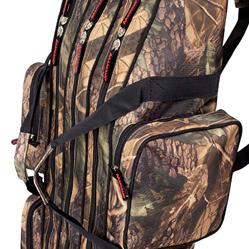 ARAPAIMA FISHING EQUIPMENT Sac de pêche Polyvalent avec 3 Compartiments intérieurs pour Canne à pêche, épuisette et… - Image 4