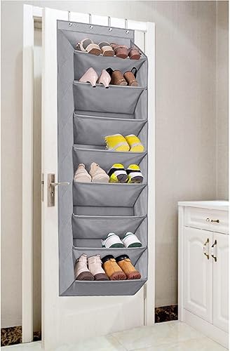 Miniatura 5 de Hanging Shoe Organizer, Large Deep Pockets Door Shoe Rack, 8