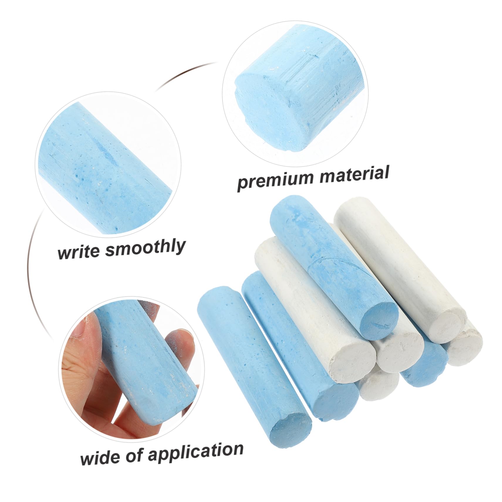 40 Pièces Chunky Chalks pour Garçon Fille Crayons de Dessin Extérieurs Multicolores pour Activités Scolaires et Projets Artistiques