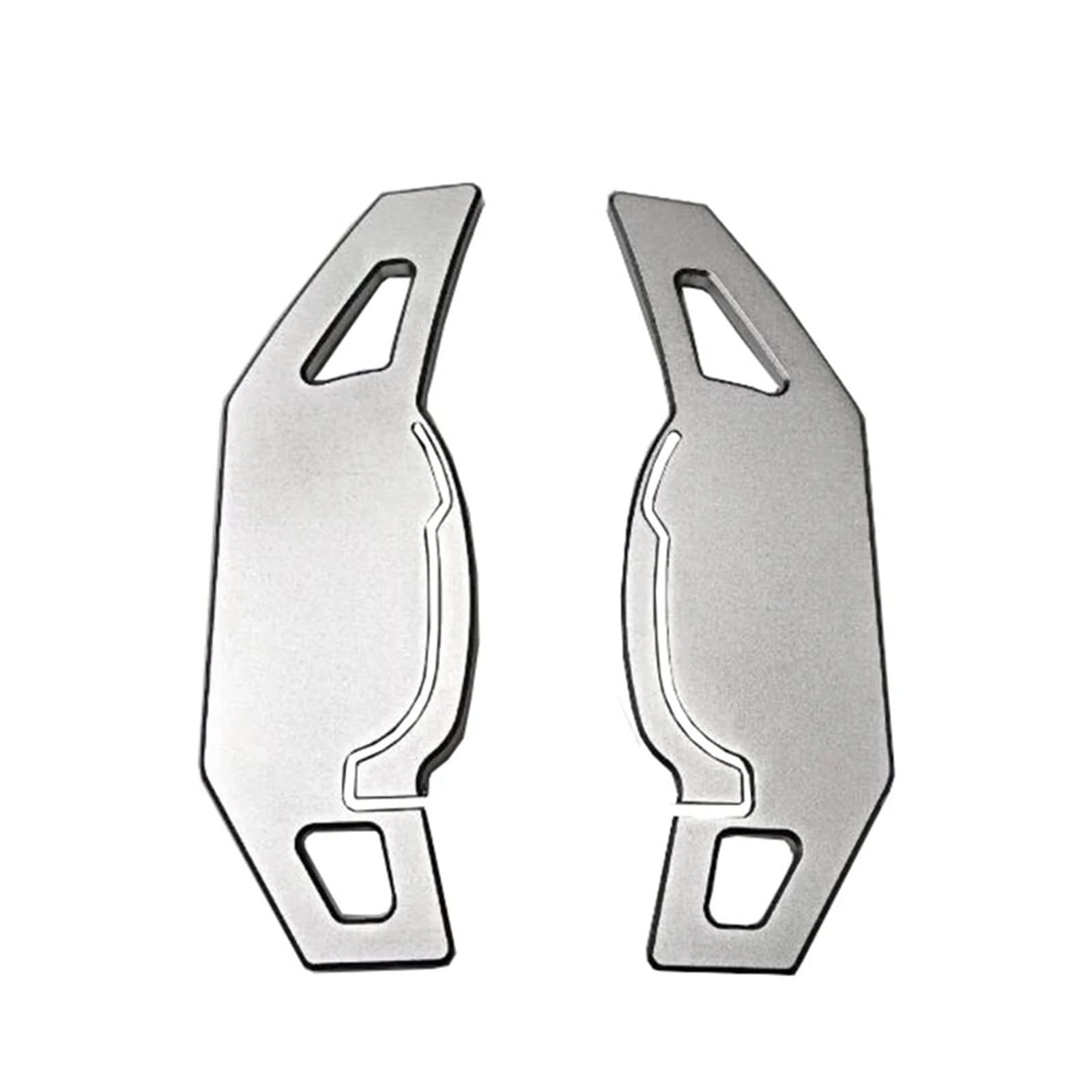 Xxiucj Car Paddle Shifter Extensions for RS3 for RS4 for RS6 for RS5 for RS7 for S5 for SQ5 Car Steering Wheel Shift Paddle Extension(Silver)