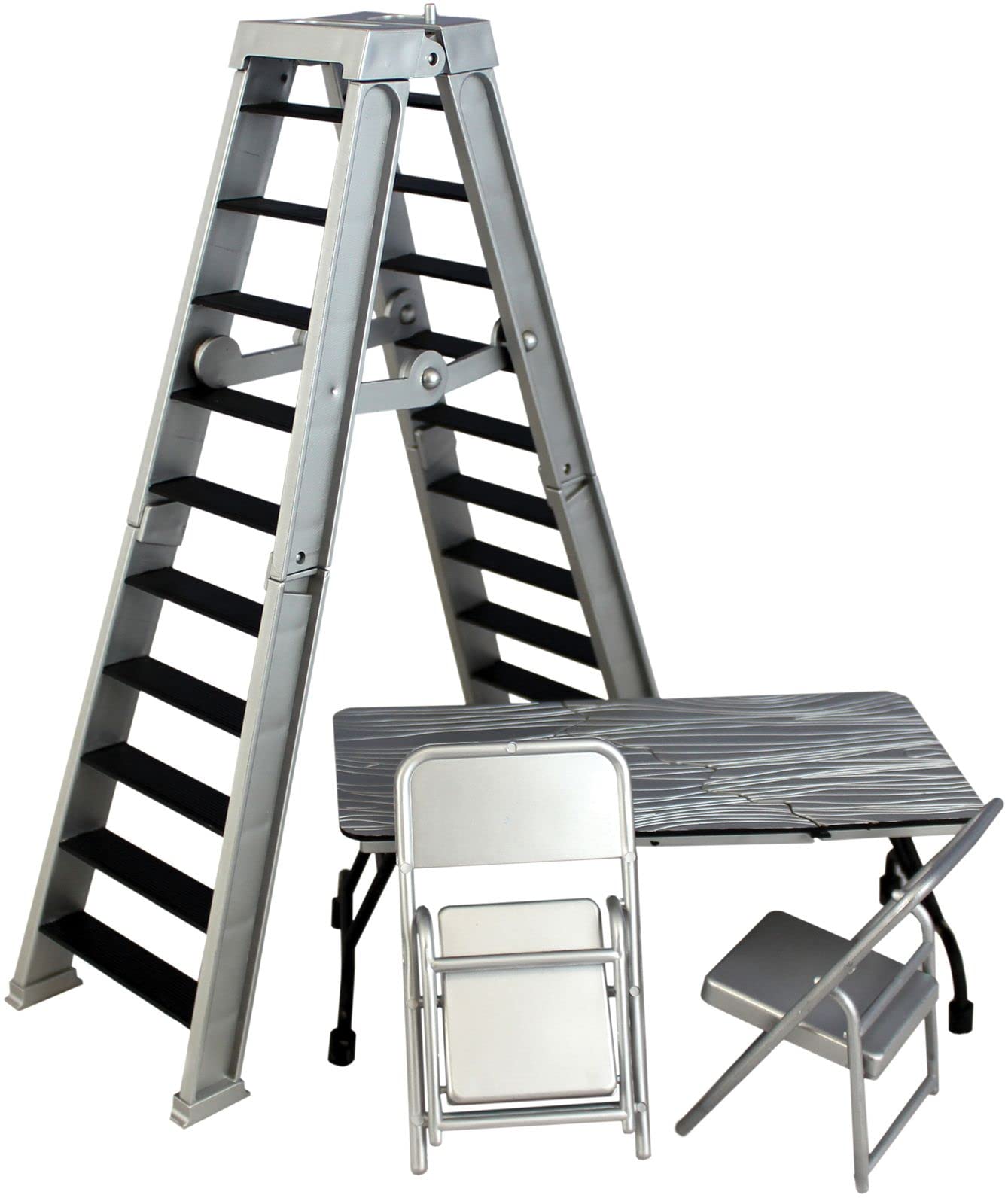 Ultimate Ladder And Table Playset Silver Ringside Exclusive Wrestling  Action | Desertcart Seychelles