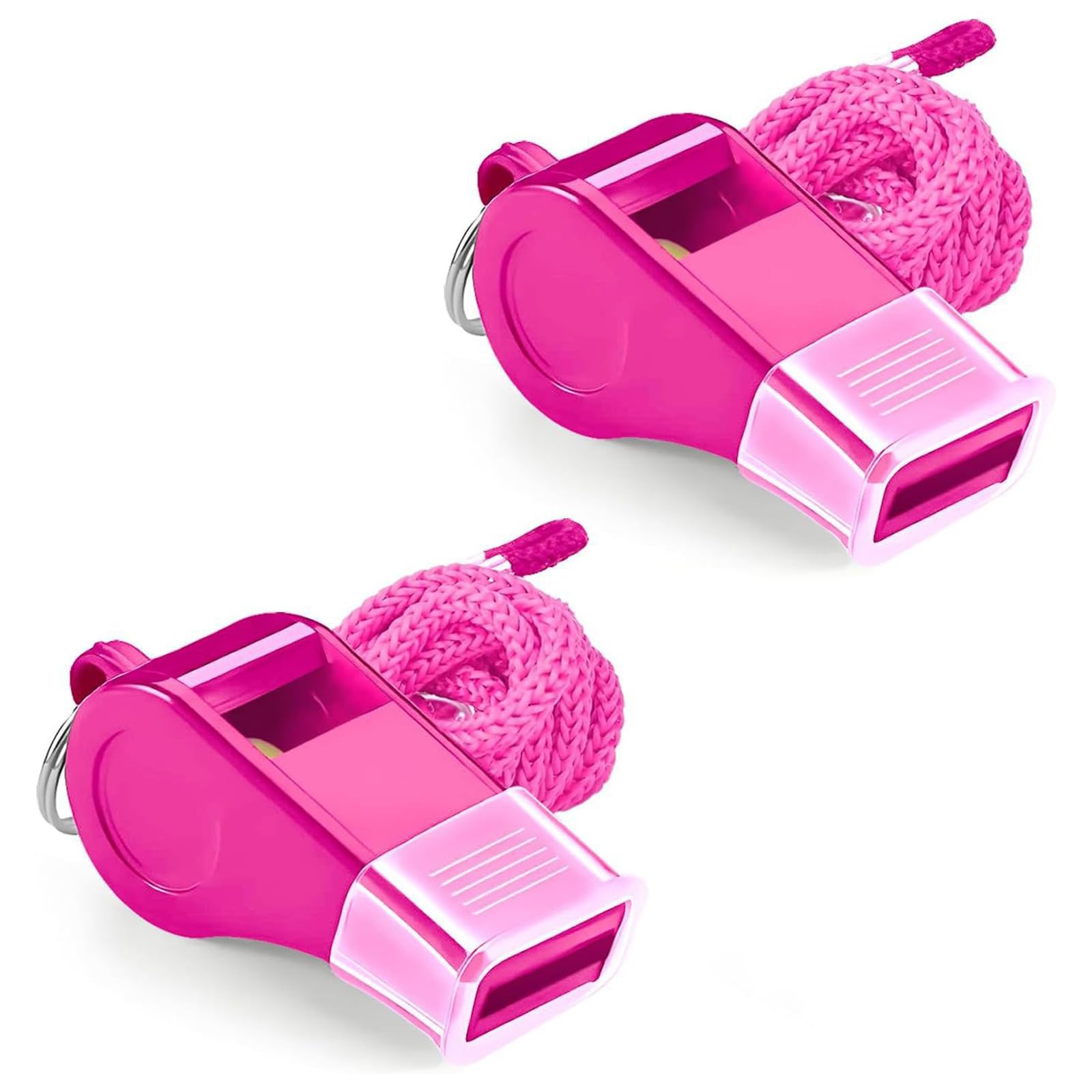 Silbato para árbitros 2 Piezas Plástico con Cordón