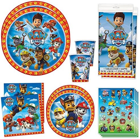 Paw Patrol Standard Party Packs (For 16 Guests) by blueorchards