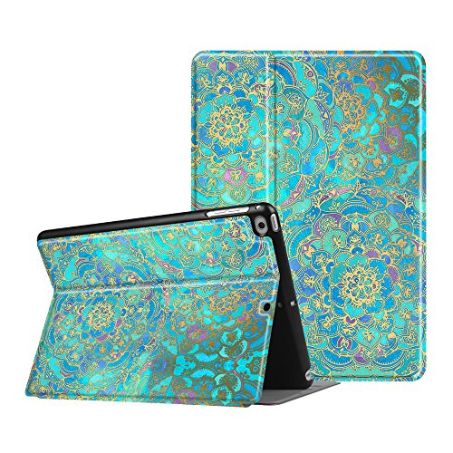Fintie Case for iPad 9.7 2018 2017 / iPad Air 2 / iPad Air - [Slim Shell] Lightweight Multi-Angle Viewing Folio Cover with Auto Sleep/Wake for iPad 6th / 5th Gen, iPad Air 1/2, Shade of Blue