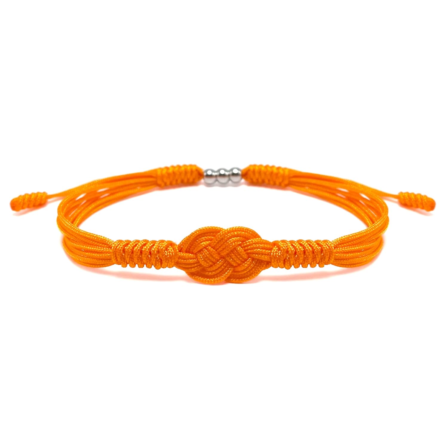 Orange Infinity Protection Bracelet, Orange Awareness Bracelet for Leukemia, Multiple Sclerosis, ADHD, MS CRPS End Gun Violence Kidney Cancer, Friendship String for Men Women (Orange) Thumbnail