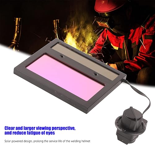 Miniatura 3 de Casco de soldadura con energía solar, filtro horizontal de oscurecimiento automático, vista clara, filtro de automatización TX500C, gafas para ojos,