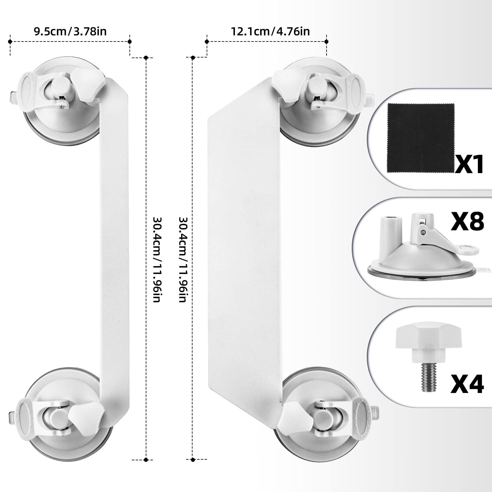 Starlink Mini Car Suction Cup Mount,Wytrzymały bezpieczny zestaw montażowy satelitarny do dachu samochodowego, RV, łodzi i okien,Akcesoria Starlink Mini z silnym sszeniem